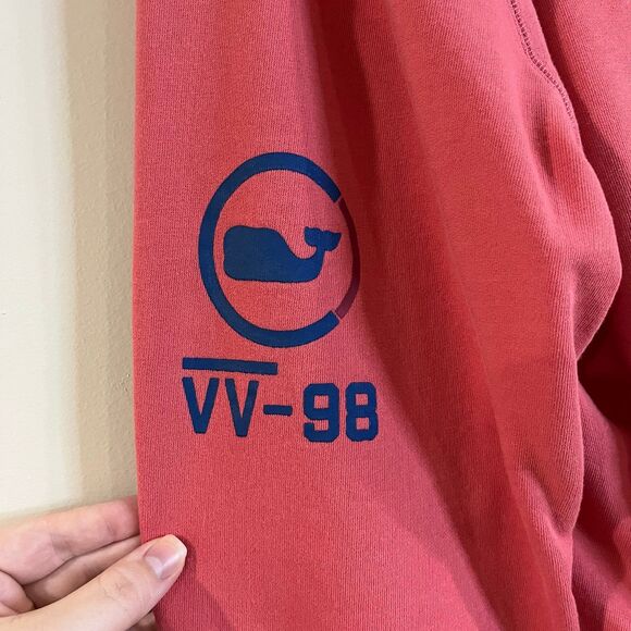 Vineyard Vines Men’s Sun Washed Quarter-Zip Pullover Jetty Red size Small - Picture 4 of 6